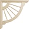 Ekena Millwork 1 1/2"W x 12"D x 12"H Crendon Wagon Wheel Bracket, Rubberwood BKT01X12X12CRRW - alternate 2